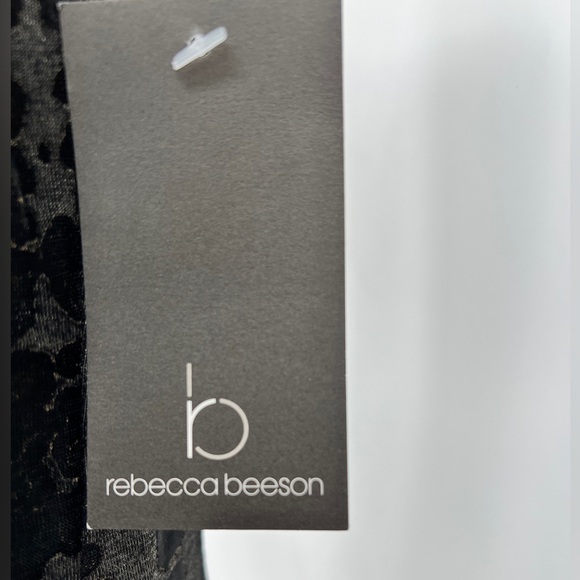 REBECCA BEESON - Black lined Tank Blouse - Picture 4 of 6